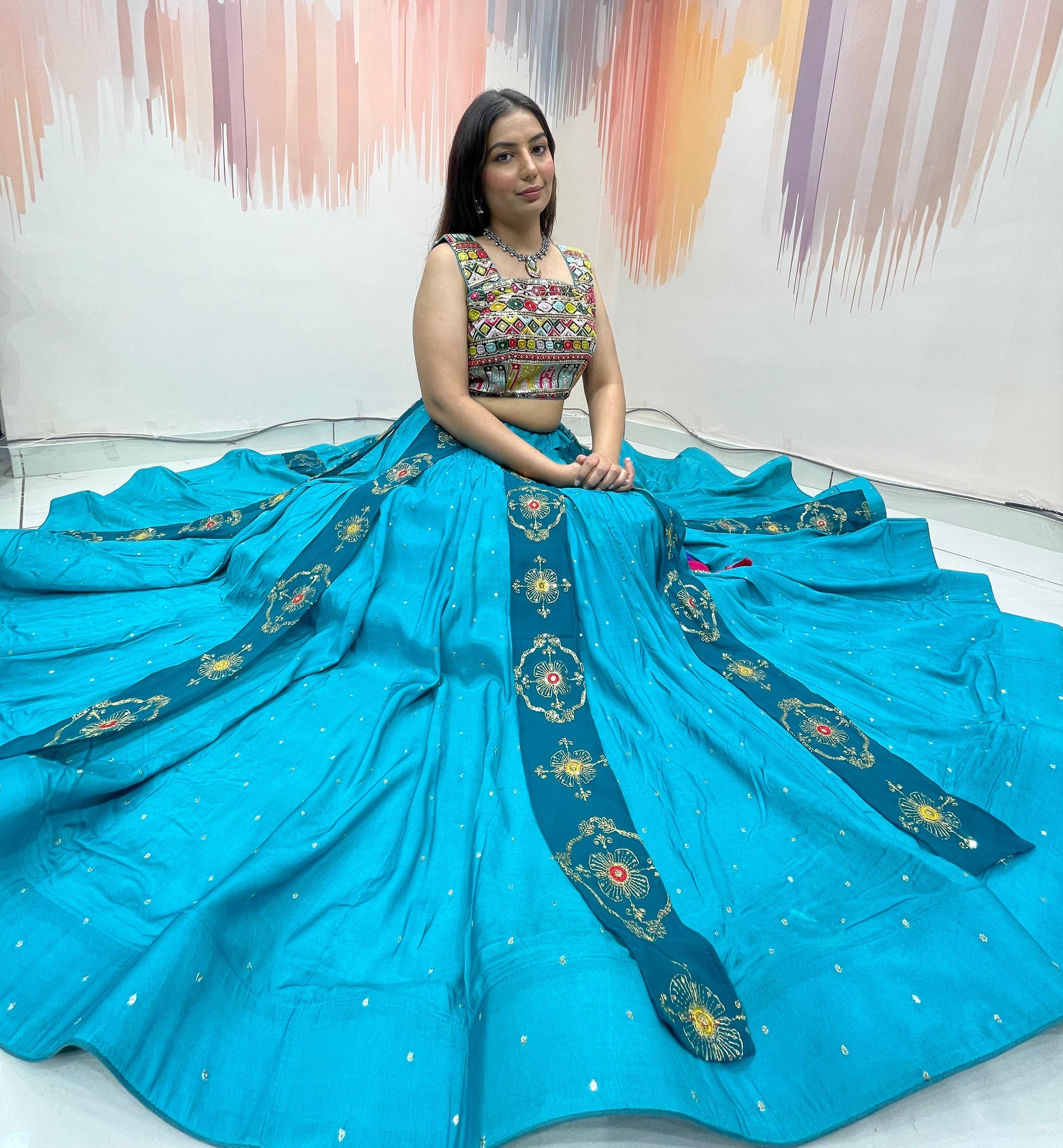 RANGILA VOL-1 - Vintage Concept Rusian Silk Chaniya choli - My Store