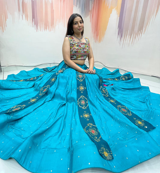 RANGILA VOL-1 - Vintage Concept Rusian Silk Chaniya choli - My Store