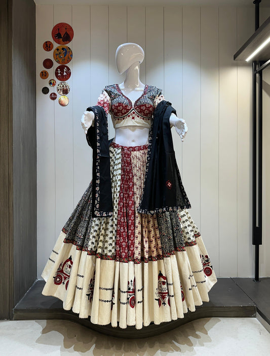 RATH - Pure khadi cotton fabric Chaniya choli - My Store