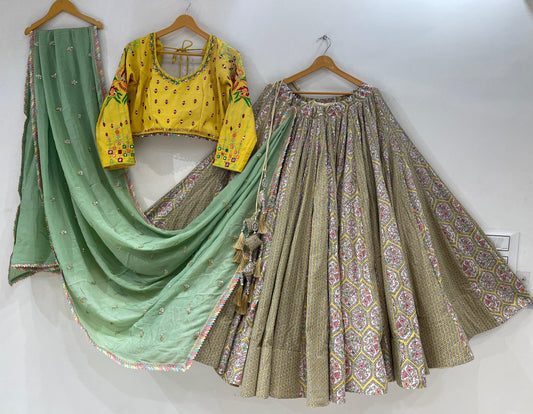 ROHINI VOL - 2 - Indo Western Concept 7 embroidery Cotton Printed Chaniya Choli - My Store