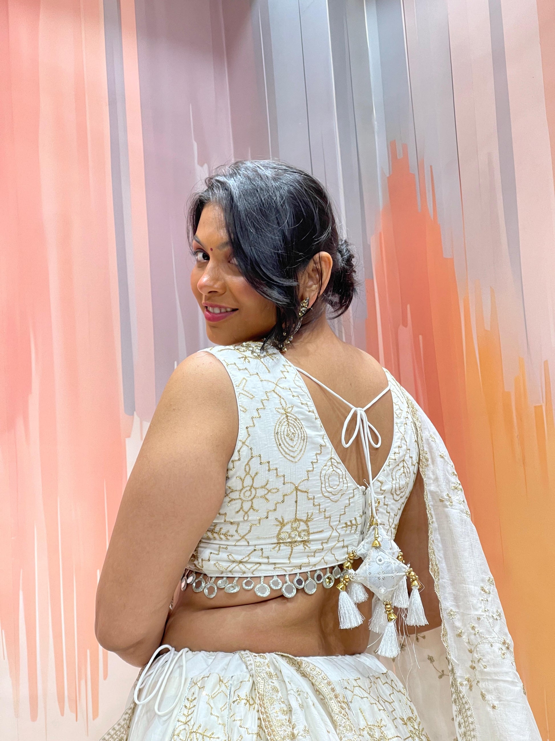 ISHQ VOL - 1 - Simple & Sober Embroidered Vintage Chaniya Choli - My Store