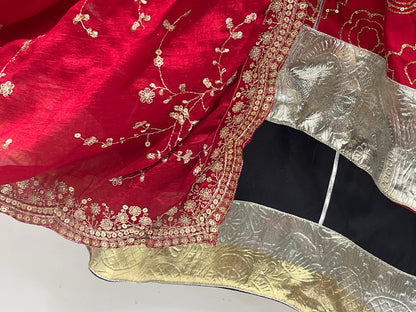 ISHQ VOL - 1 - Simple & Sober Embroidered Vintage Chaniya Choli - My Store