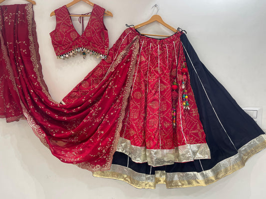ISHQ VOL - 1 - Simple & Sober Embroidered Vintage Chaniya Choli - My Store