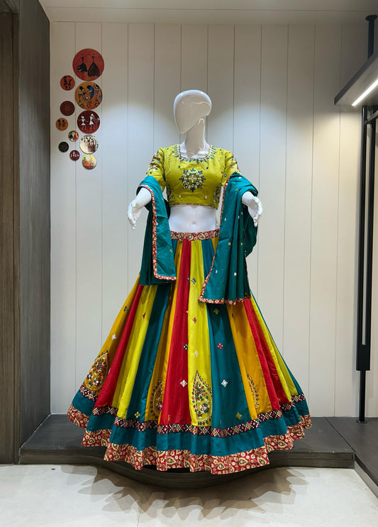 BRAHMAND VOL - 1 - Pure jaam cotton multi kali Chaniya choli - My Store