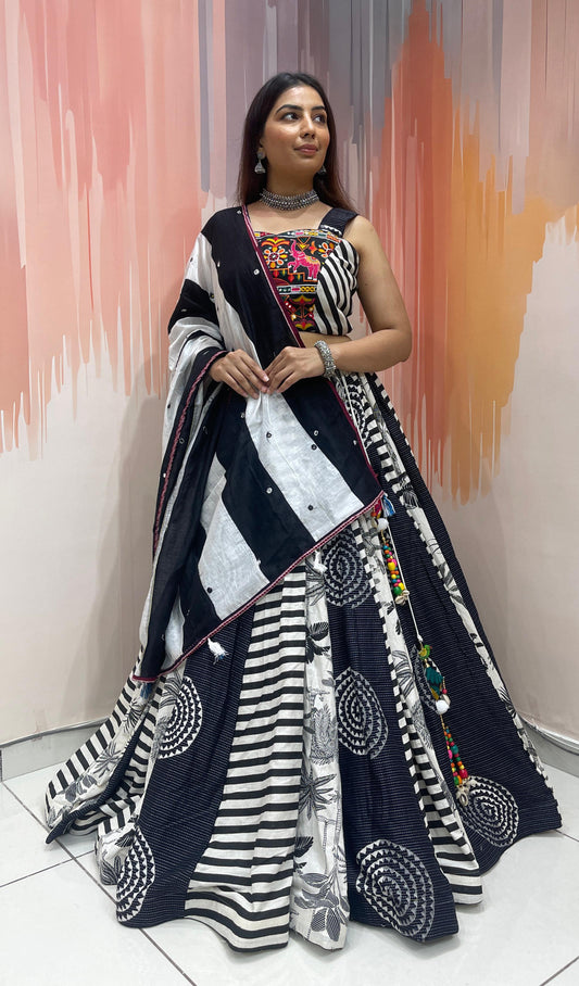 GAMTHI VOL - 2 - Stunning Classic kutchi Contrast cHANIYA cHOLI - My Store