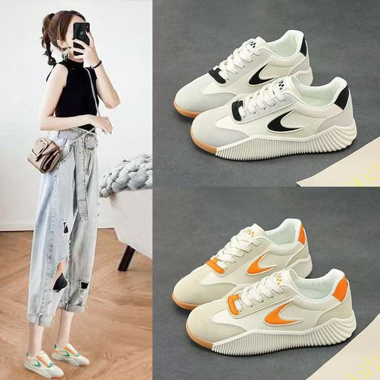 Soft Leather Casual Sneaker Soft Bottom Portable Traveling - My Store