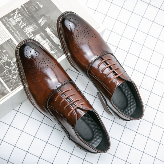 Fashion Men's Business Formal Wear Leather Shoes - My Store