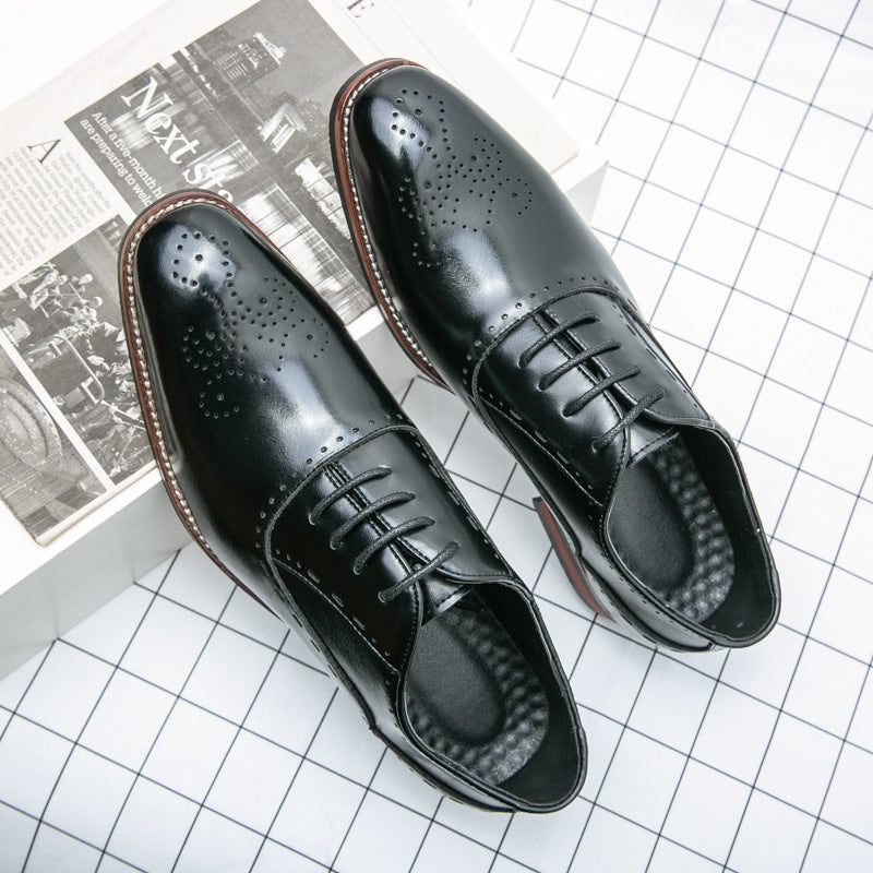 Fashion Men's Business Formal Wear Leather Shoes - My Store