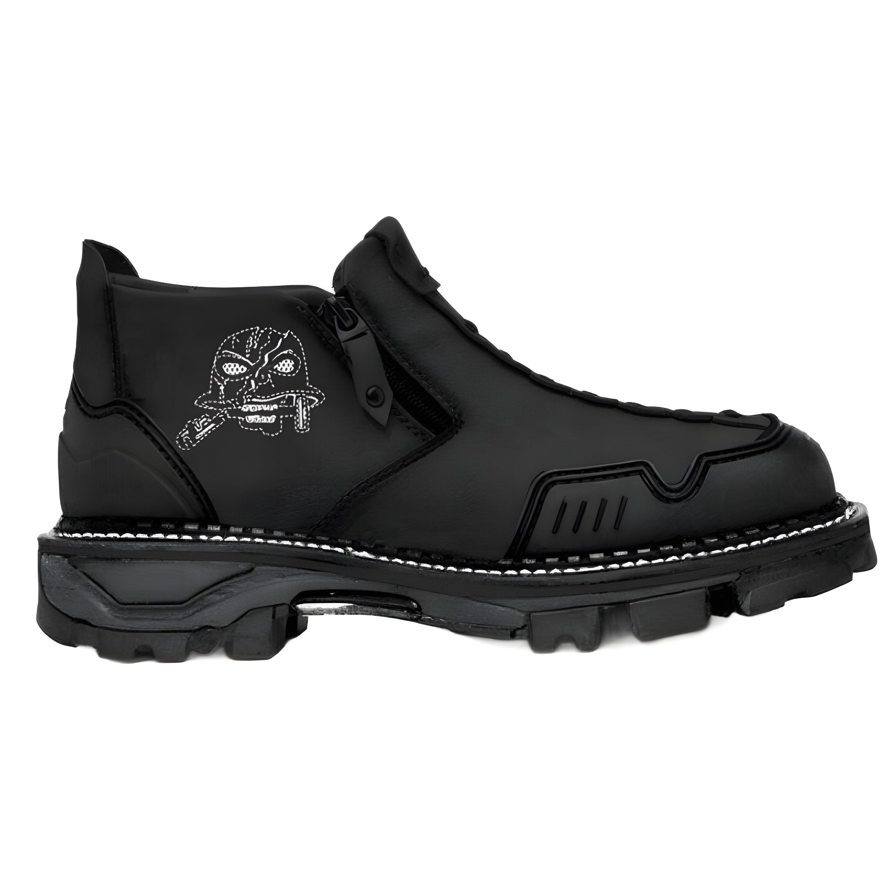 Men's Short Boots Round Toe Large Size Side Zipper Martin Boots - My Store