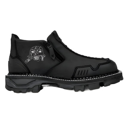 Men's Short Boots Round Toe Large Size Side Zipper Martin Boots - My Store