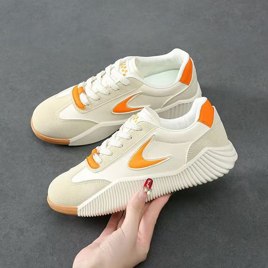 Soft Leather Casual Sneaker Soft Bottom Portable Traveling - My Store