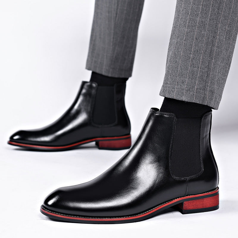 Chelsea Boots Men's Autumn Breathable Pointed Toe - My Store