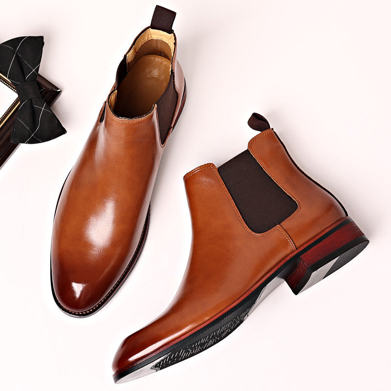 Chelsea Boots Men's Autumn Breathable Pointed Toe - My Store
