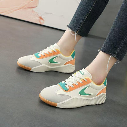 Soft Leather Casual Sneaker Soft Bottom Portable Traveling - My Store