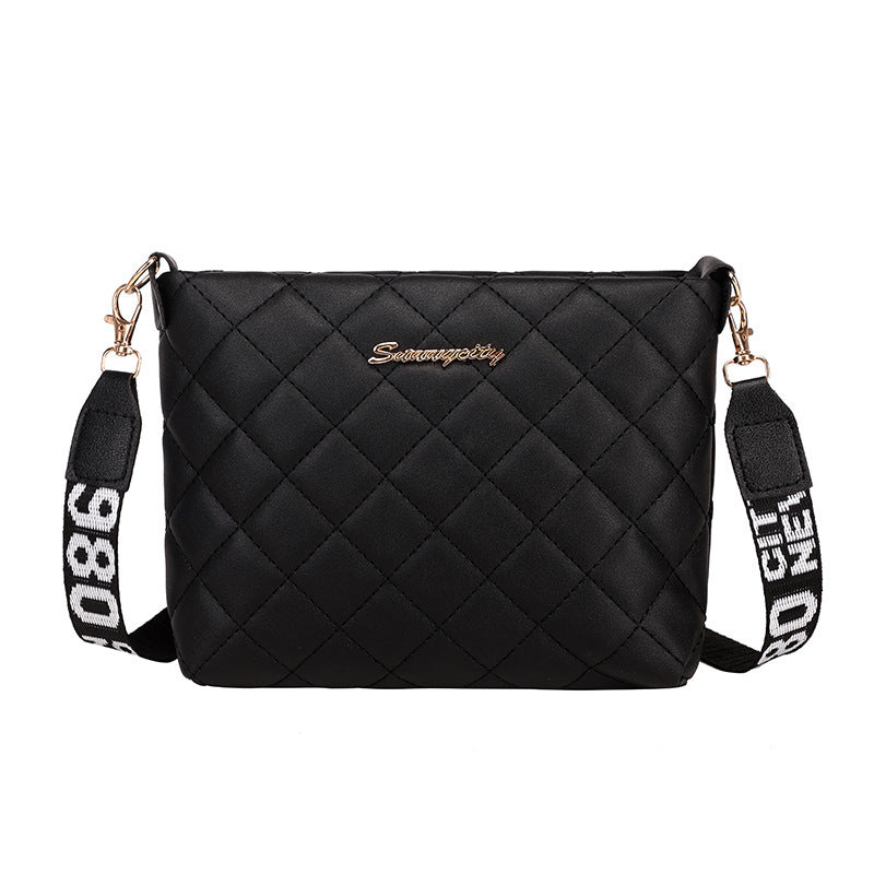 Small Messenger Bag For Women Trend Lingge Embroidery Female Shoulder Bags Fashion Chain Ladies Crossbody Purse - My Store