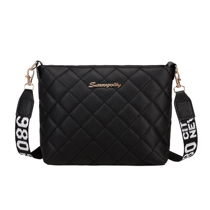 Small Messenger Bag For Women Trend Lingge Embroidery Female Shoulder Bags Fashion Chain Ladies Crossbody Purse - My Store