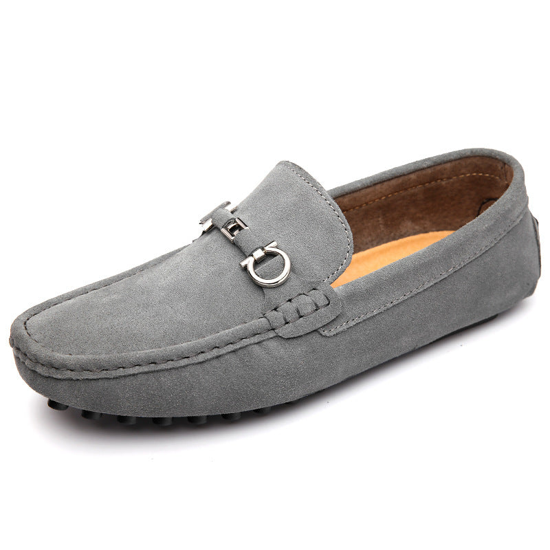 Men's Slip-on Cowhide Business Casual Leather Shoes - My Store
