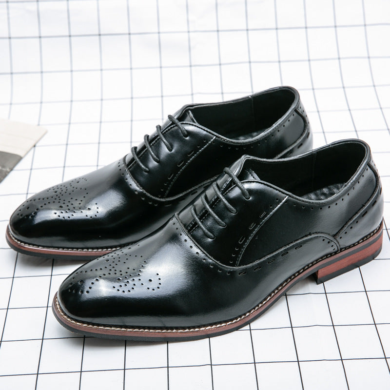 Fashion Men's Business Formal Wear Leather Shoes - My Store