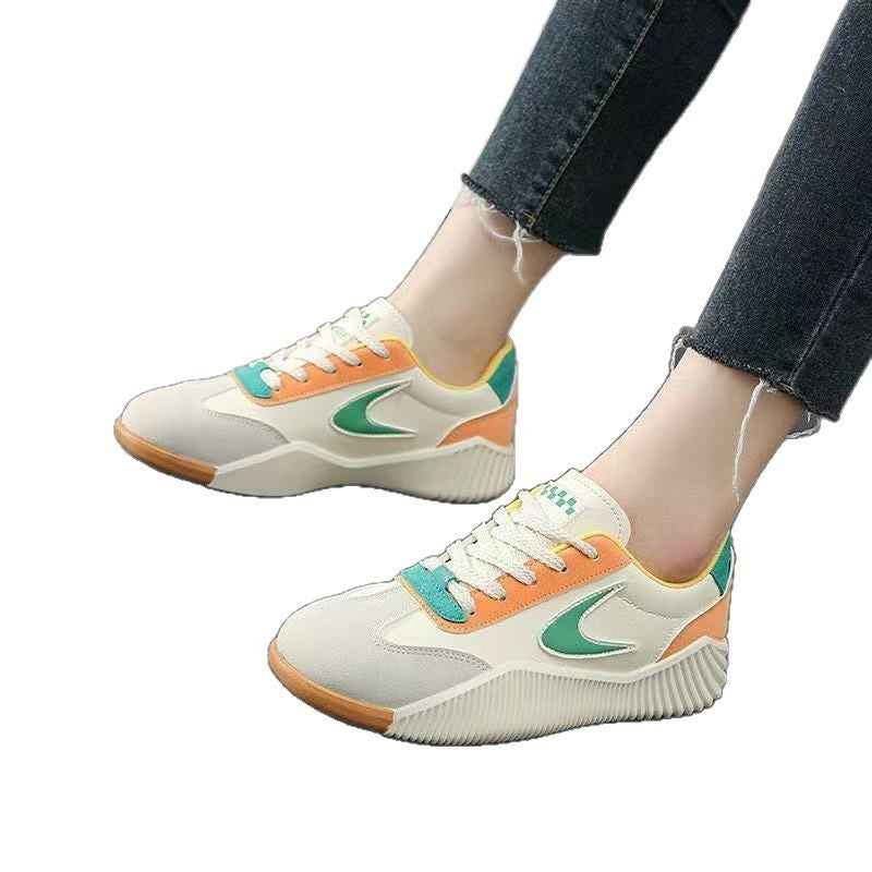 Soft Leather Casual Sneaker Soft Bottom Portable Traveling - My Store