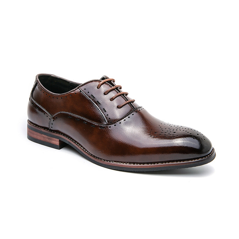 Fashion Men's Business Formal Wear Leather Shoes - My Store