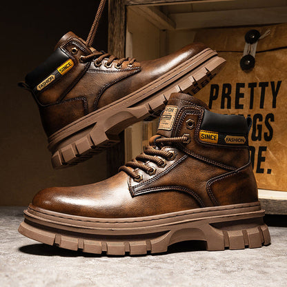 Martin Boots Men Trendy High Top British Working Wear - My Store