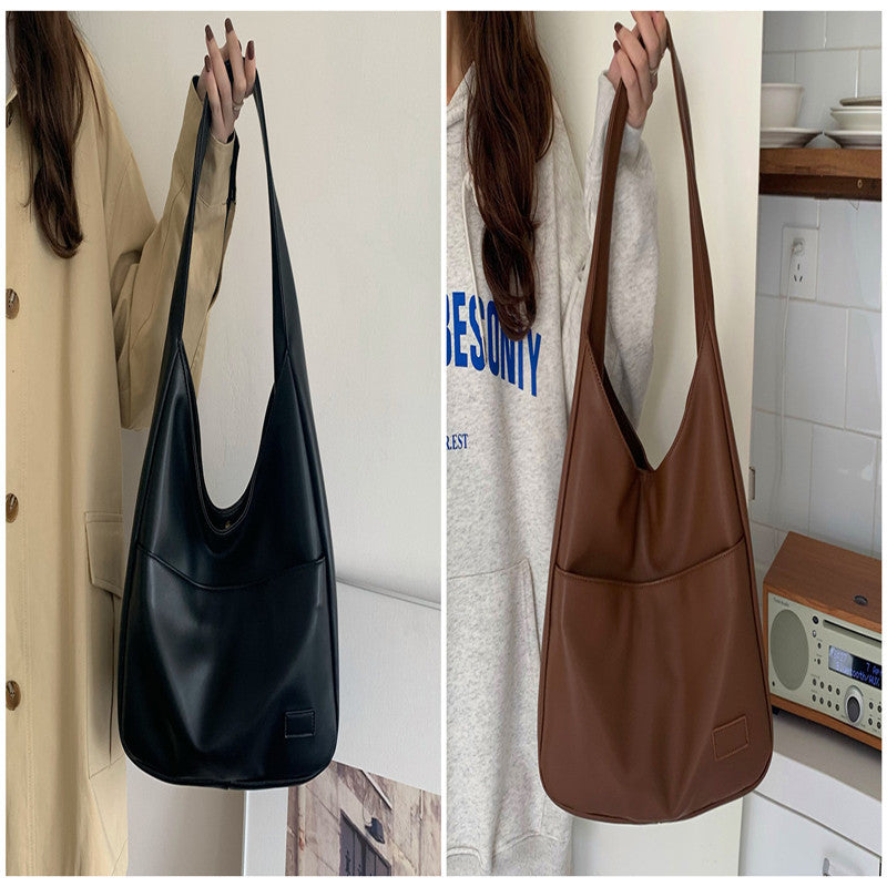Fashion Tote Bag Large Capacity Casual Shoulder Bag Women's Commuting Handbag College Student - My Store
