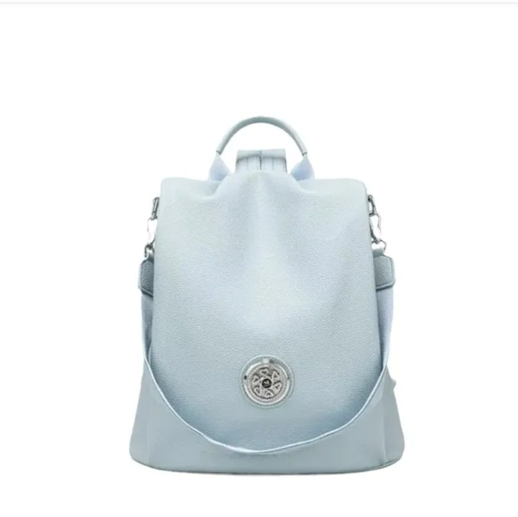 The New Seasonal Series Of Shoulder Bags Haze Blue New Fashion Leisure Ladies Backpack Large Capacity - My Store