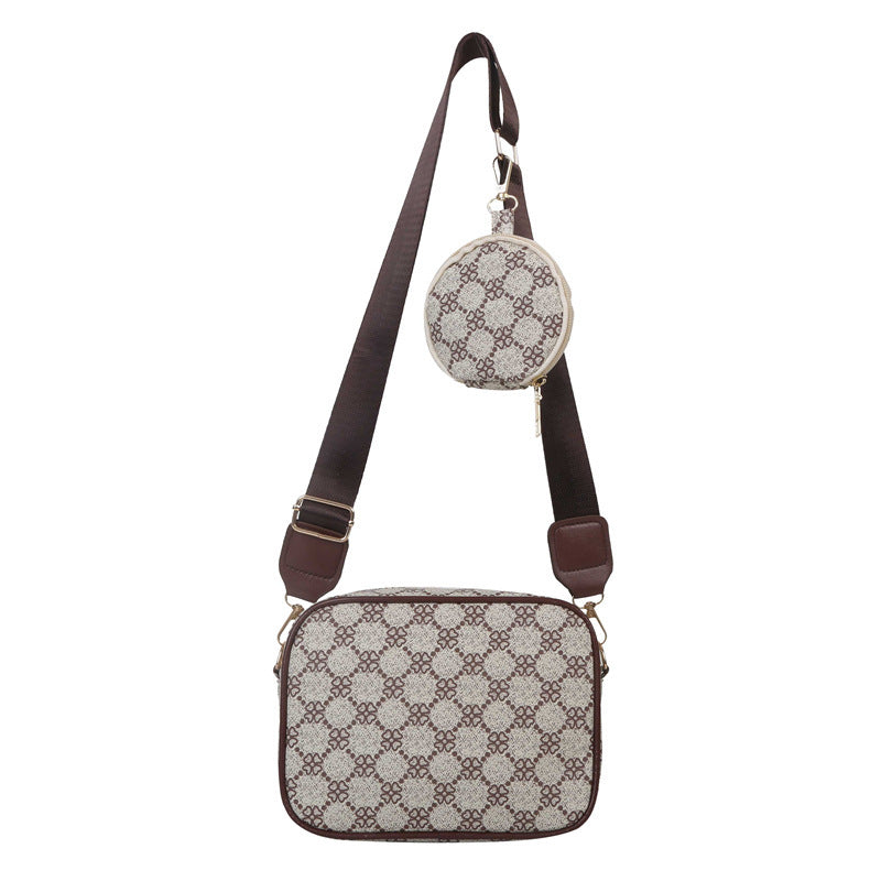 Vintage Pattern Crossbody Bags For Women Shoulder Shell Bag Trend Small Purse And Handbag Luxury Designer Female Square Bag Women's Bag - My Store