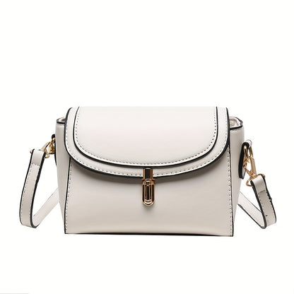 PU Women's Shoulder Bag, Large Capacity, Comfortable And Versatile, Small Square Bag, Commuting Fashion, Simple Crossbody Bag - My Store