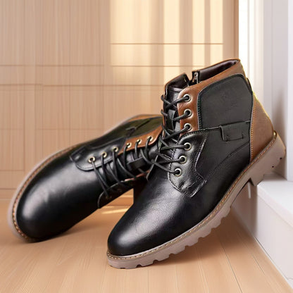 Male Martin Boots Leisure Plus Size Zip Ankle Boots - My Store