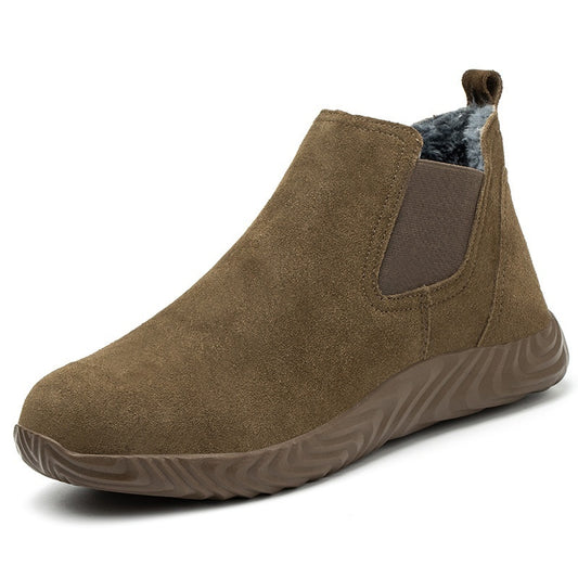 Men's Safety Shoes With Steel Toe Caps For Anti Smashing And Anti Piercing - My Store