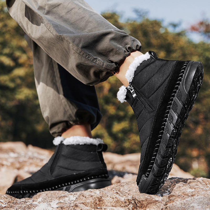 Plus Size Snow Boots Men's Outdoor Thickened Warm - My Store