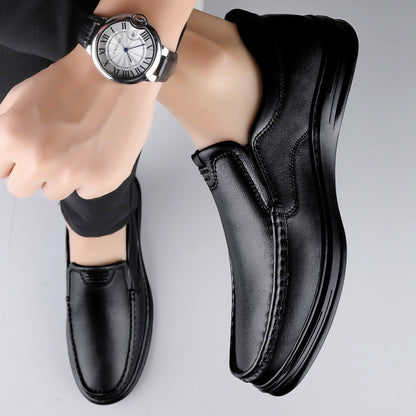Outdoor Men's Breathable One Pedal Leather Shoes - My Store