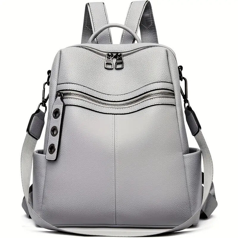 Purse For Women Fashion Faux Leather Convertible Shoulder Handbag Travel Bag Satchel Rucksack Ladies Bag - My Store