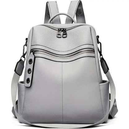 Purse For Women Fashion Faux Leather Convertible Shoulder Handbag Travel Bag Satchel Rucksack Ladies Bag - My Store