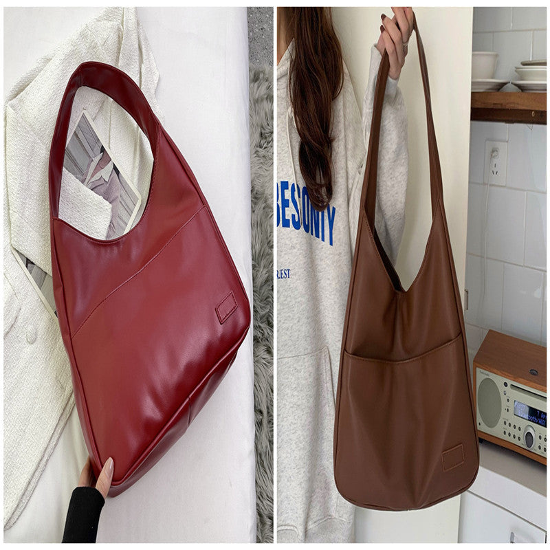 Fashion Tote Bag Large Capacity Casual Shoulder Bag Women's Commuting Handbag College Student - My Store