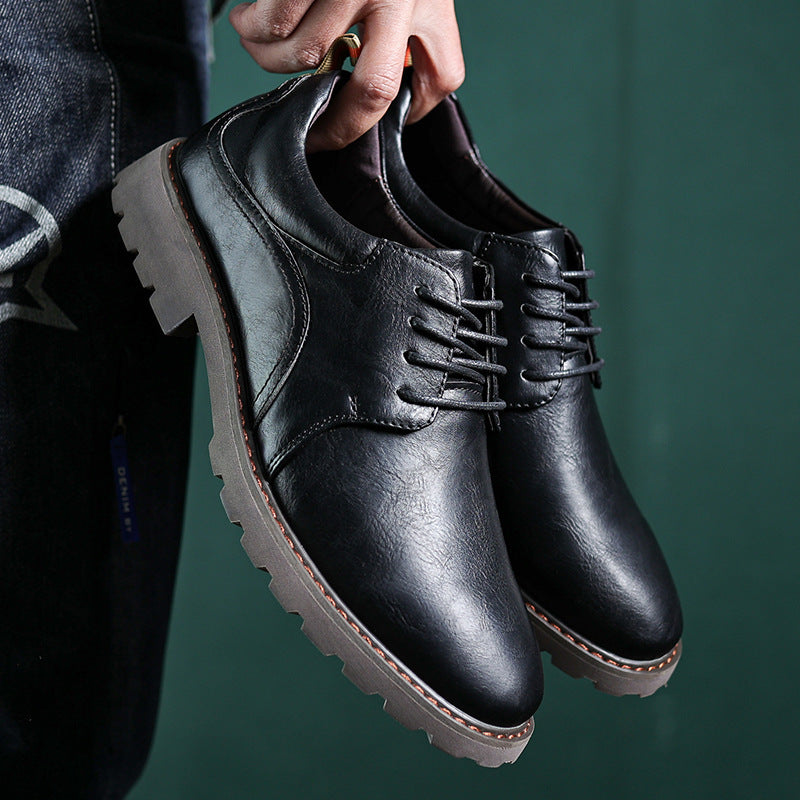 British Style Retro Casual Leather Shoes Men's Casual - My Store