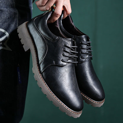 British Style Retro Casual Leather Shoes Men's Casual - My Store