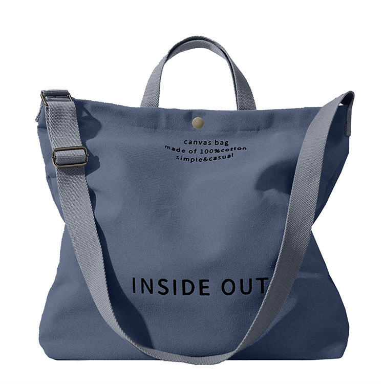 Large Capacity Shopping Bags Woman Black Canvas Tote Bag High-End Versatile Shoulder Bag - My Store