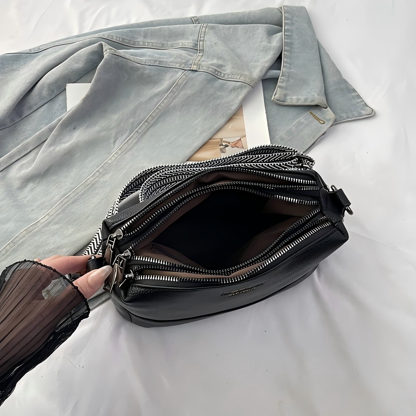 Fashionable Multi-functional PU Crossbody Bag Casual Shoulder Bag For Daily Commuting - My Store