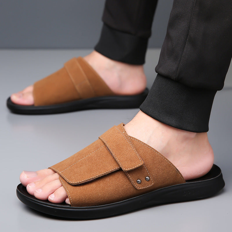 Summer Fashion All-matching Lightweight Youth Men's Slippers - My Store