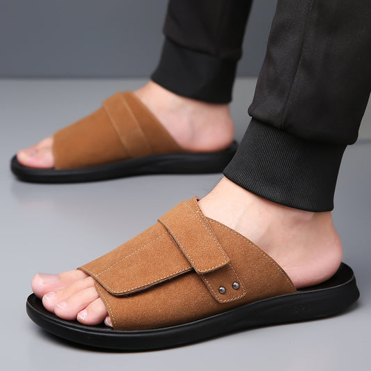 Summer Fashion All-matching Lightweight Youth Men's Slippers - My Store