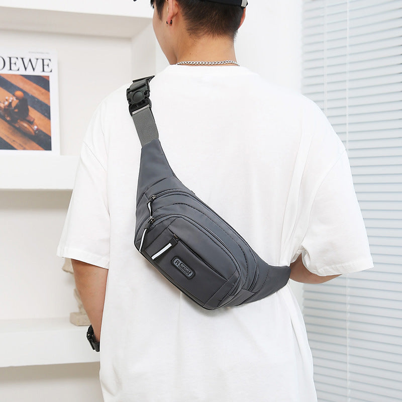 Men's Multifunctional Waist Bag Wear-resistant Waterproof Crossbody Bags - My Store
