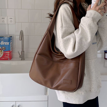 Fashion Tote Bag Large Capacity Casual Shoulder Bag Women's Commuting Handbag College Student - My Store