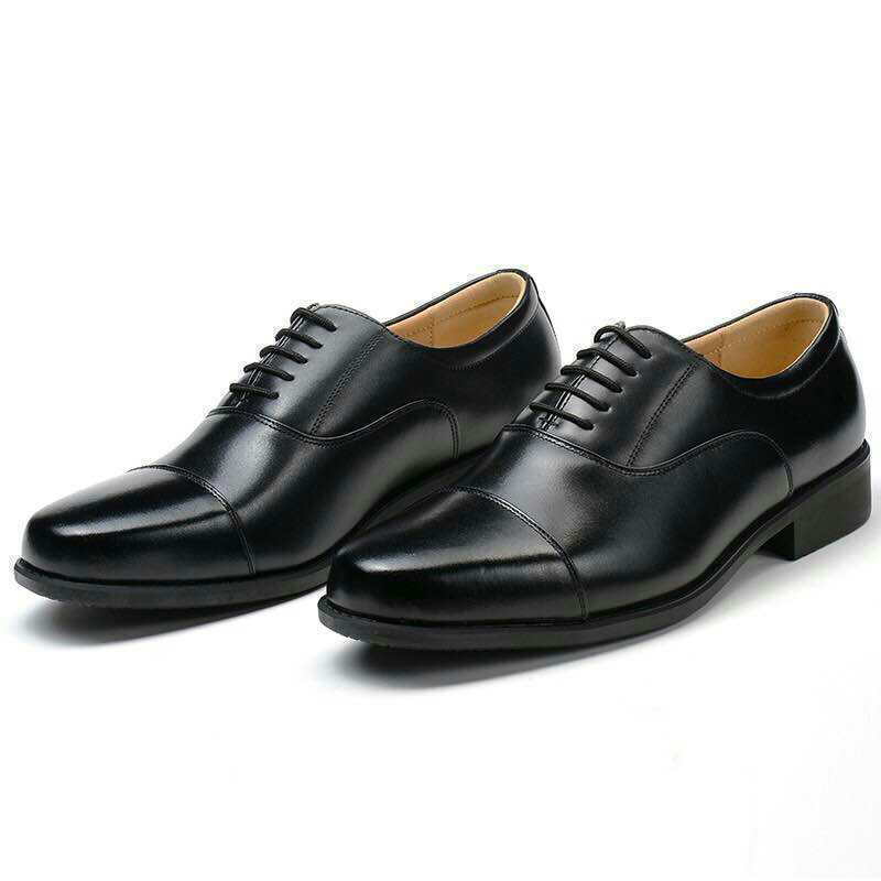 Mesh Three Connector Business Casual Leather Shoes - My Store