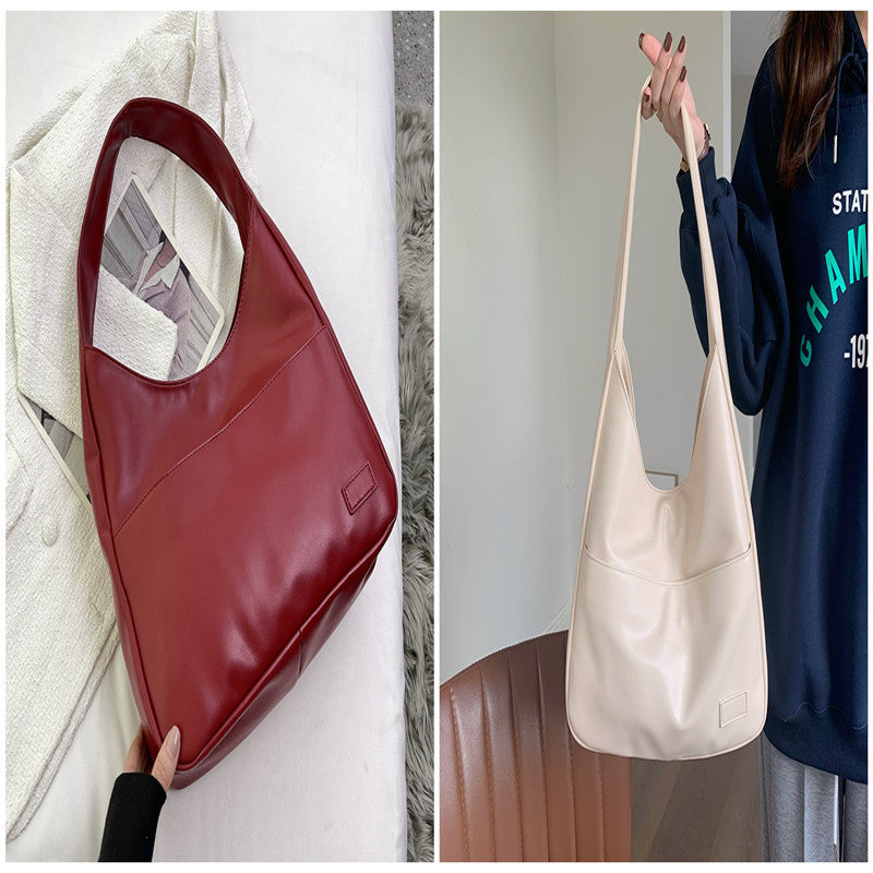 Fashion Tote Bag Large Capacity Casual Shoulder Bag Women's Commuting Handbag College Student - My Store