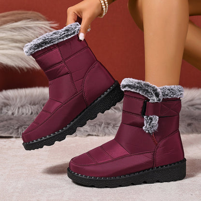 Women's Snow Boots Plus Size Wear-resistant Comfortable Warm Boots - My Store