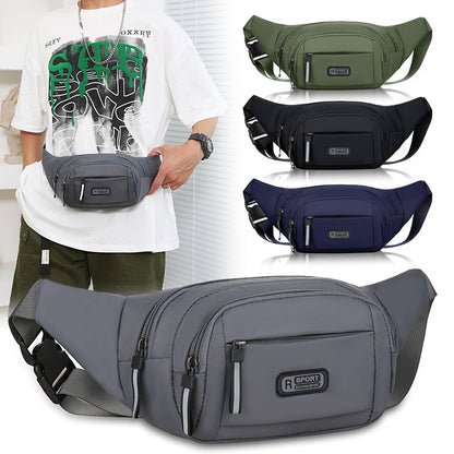 Men's Multifunctional Waist Bag Wear-resistant Waterproof Crossbody Bags - My Store