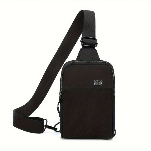 Small Crossbody Bags For Women & Men, Mini Sling Bag Fanny Packs Crossbody Purse, Chest Bag For Travelling, Hiking, Running -Black - My Store