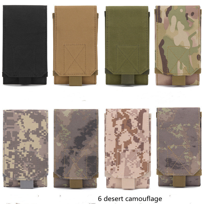 Molle Mobile Phone Bag Waist Bag Men's Sports Running Coin Purse Universal Multifunctional Vertical Belt Portable Wear Belt - My Store